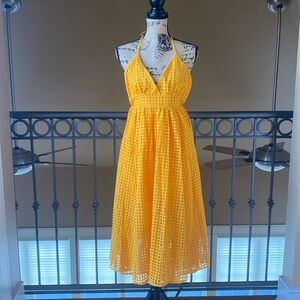 Steve Madden Yellow Halter Dress